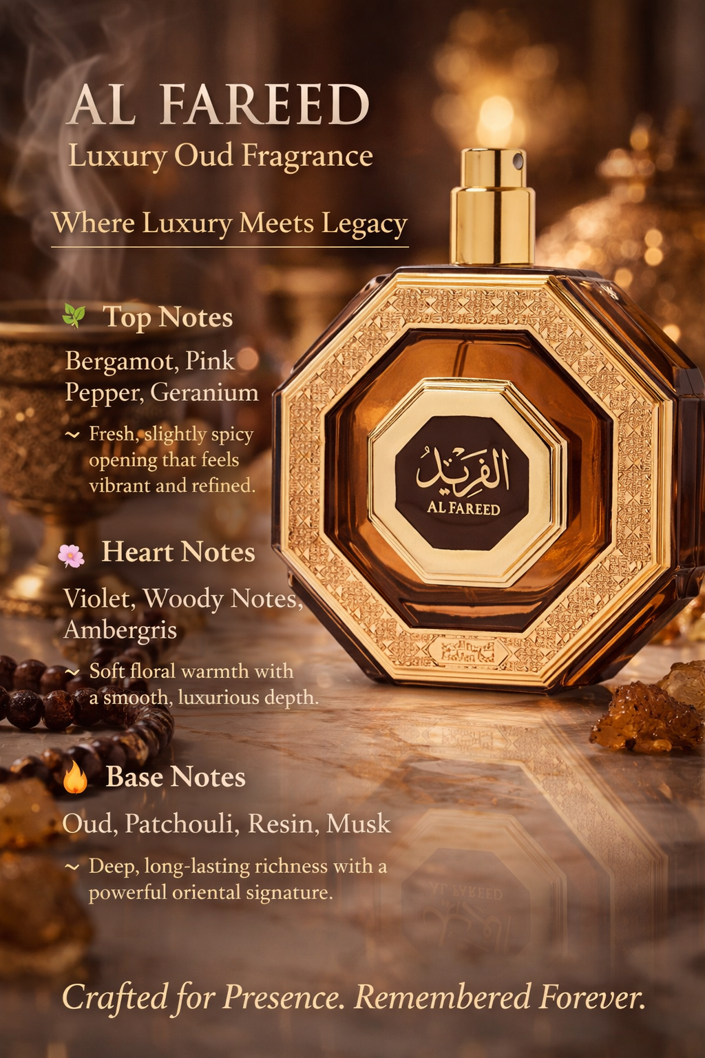 Al Fareed - Crafted For Presence 🌿🌿🌿