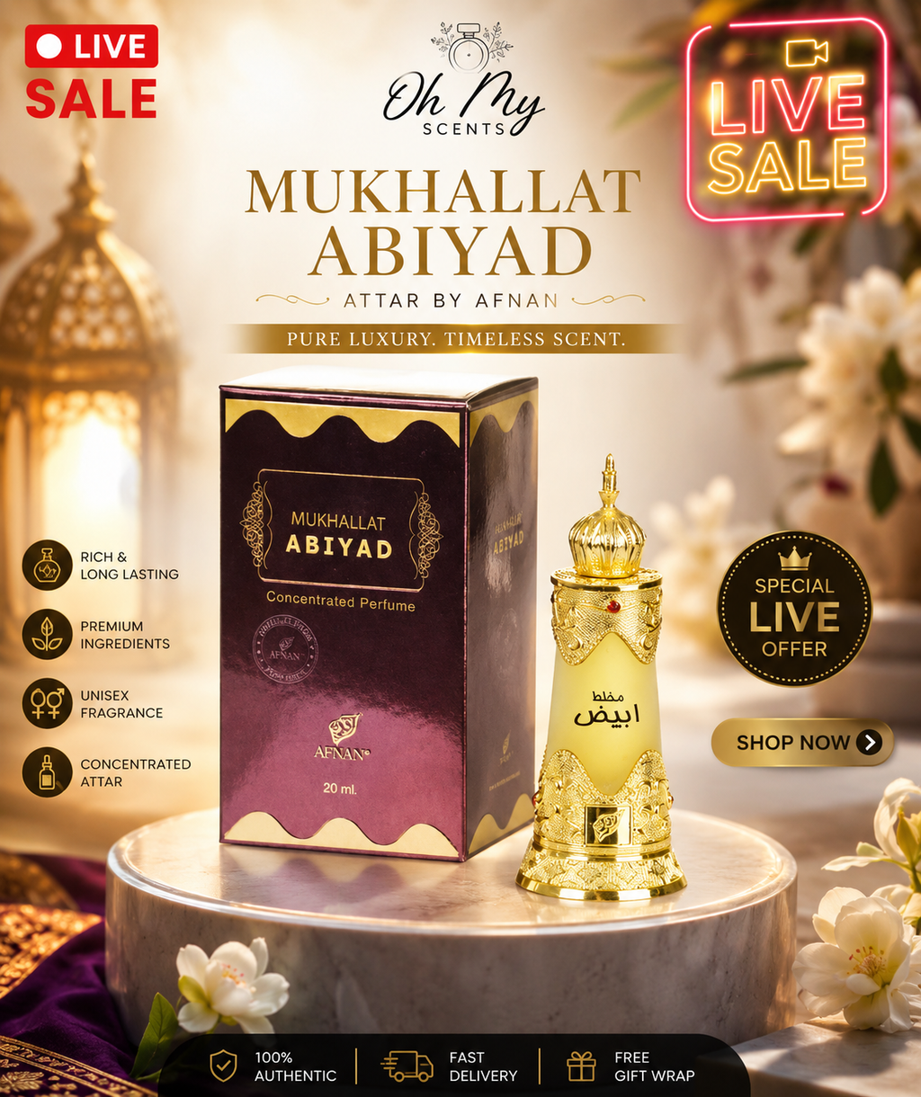 Mukhallat Abiyad Attar By Afnan
